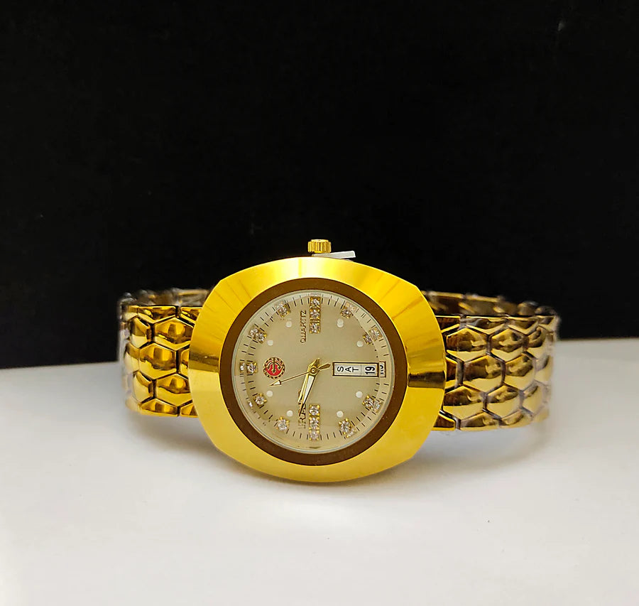 AA+ OVAL GOLDEN WATCH