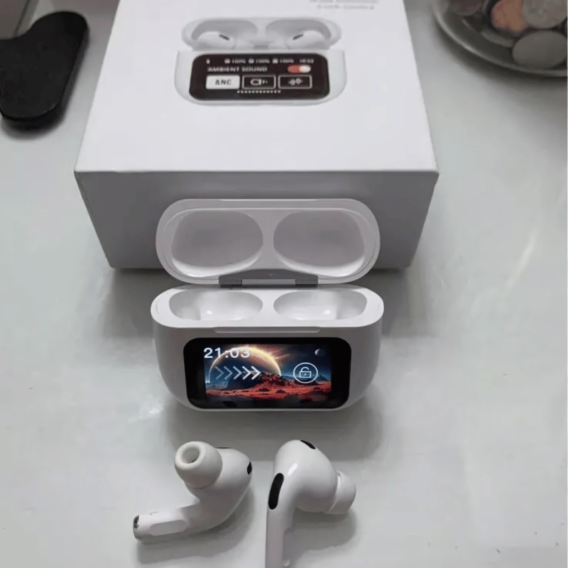 A9 pro Touch Screen ANC Wireless Earbuds